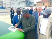 Minister of Defence Inspects Production of NAF Helicopters, Fighter Jets in Italy