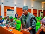 Defence Minister Attends Screening Of New CDS, Service Chiefs At National Assembly