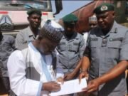Customs Hands Over Seized Tanker Laden with 60,000 Litres of Petrol to NMDPRA in Katsina.