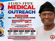Adamawa Senator flags off mega medical outreach target 15,000 patients.