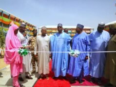 Borno: Zulum distributes farm tools, commissions school in Damasak