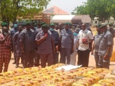 Customs intercept smuggled items worth N98.3 Million in Adamawa, Taraba.
