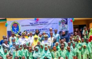 Navy supports Adamawa community with classrooms, toilets