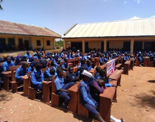 Rotary International Donates 70 Desks to Plateau School