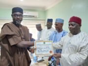 LG POLLS : ADSIEC present certificates of return to elected chairmen